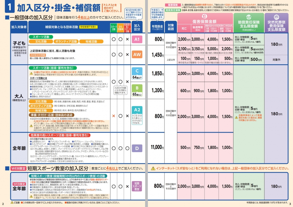 保険 スポーツ 安全